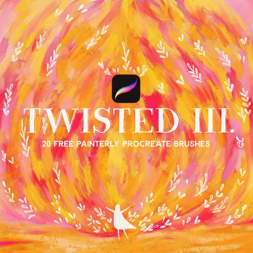 Twisted Vol. 3. – Yet another 20 free procreate brushes — Procreate brush