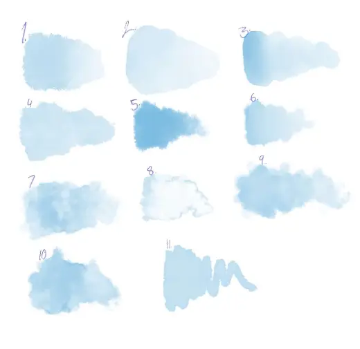 Watercolor free procreate brushes — Procreate brush