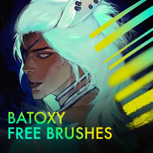 BATOXY FREE BRUSHES — Procreate brush