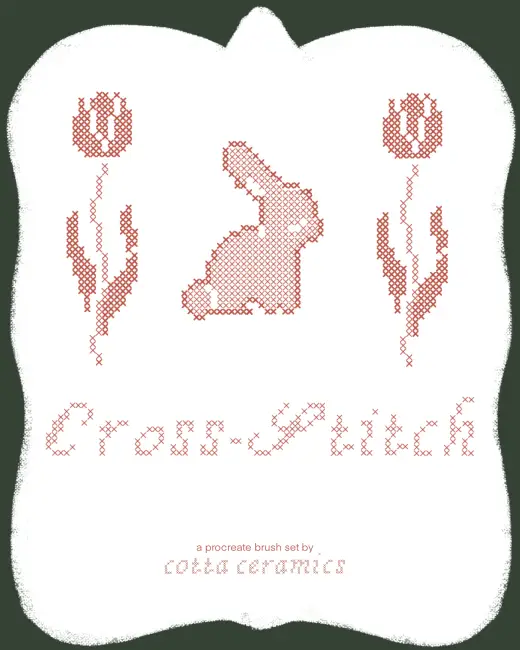 Cross-Stitch Brush Set — Procreate brush