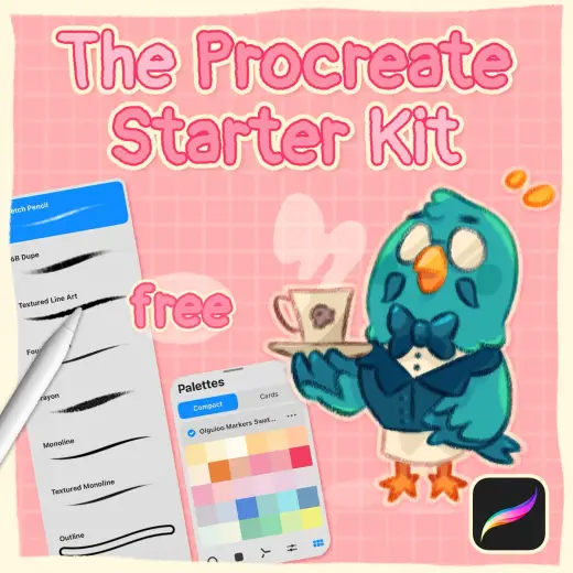 Starter Kit FREE — Procreate brush