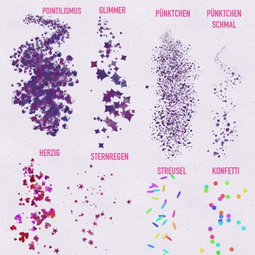 Stoni‘s confetti brushset (free) — Procreate brush