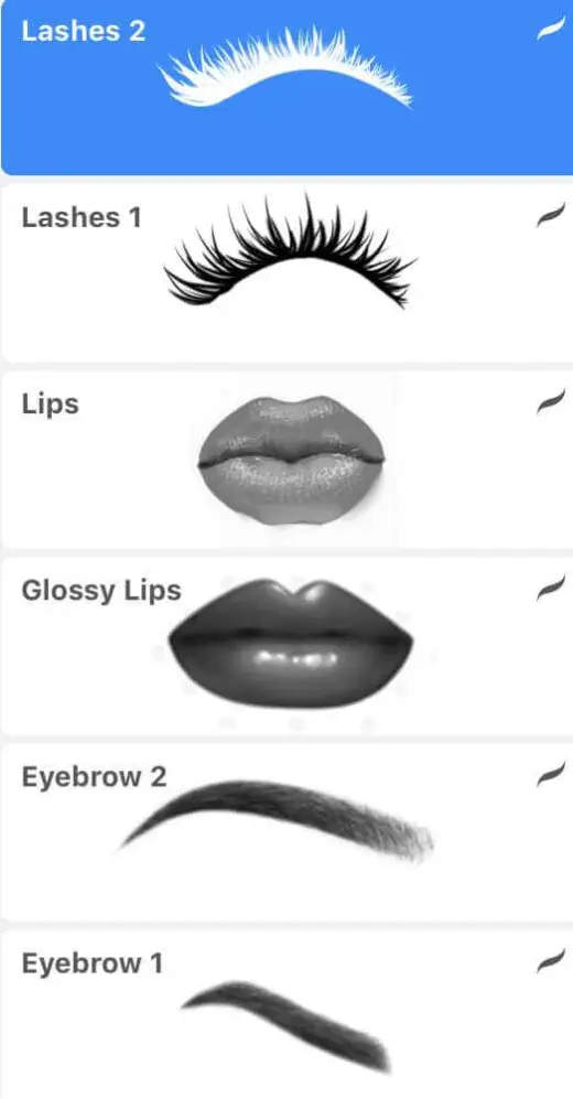 Free Makeup Brushes — Procreate brush