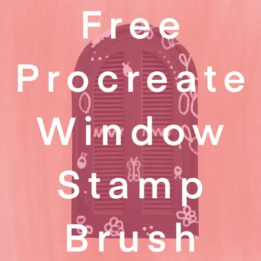 Window Stamp Brush — Procreate brush