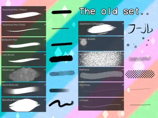 Amazing old set — Procreate brush