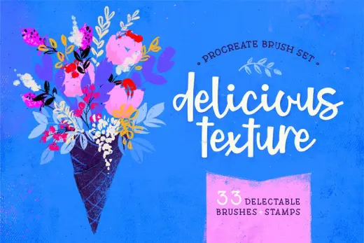 [Paid] Delicious Texture Procreate Brushes — Procreate brush