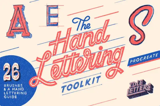[Paid] The Procreate Hand Lettering Toolkit — Procreate brush