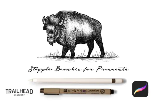 [Paid] Procreate Stipple Brush Set Procreate Stipple Brush Set — Procreate brush