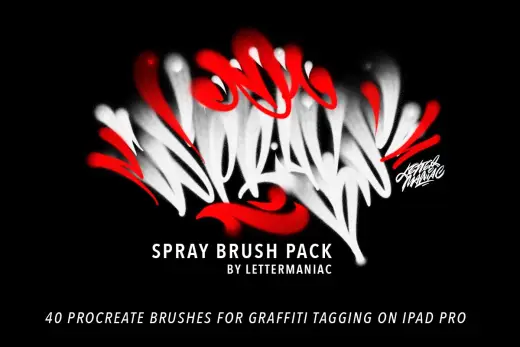[Paid] Spray brushes for Procreate app — Procreate brush
