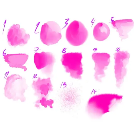 Watercolour brush set (updated) — Procreate brush