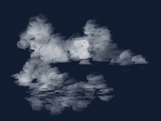 Funky Clouds brush — Procreate brush