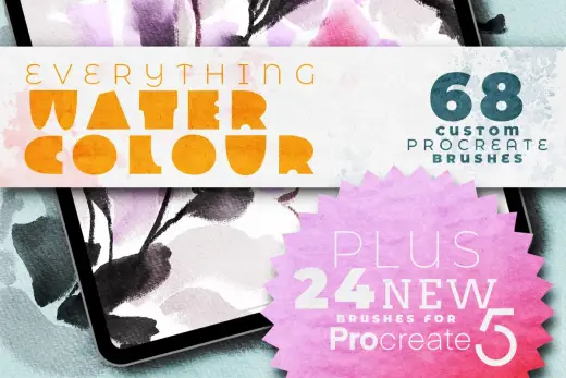 [Paid] EVERYTHING WATERCOLOUR for Procreate — Procreate brush