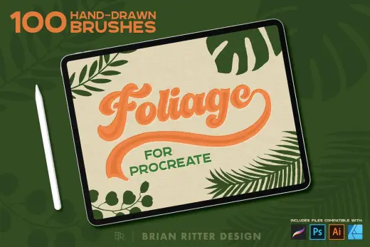 [Paid] Foliage For Procreate — Procreate brush