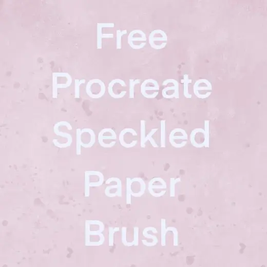 Speckled Paper Brush — Procreate brush