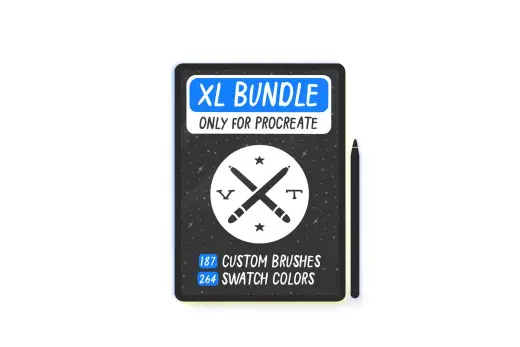 [Paid] THE XL BUNDLE – For Procreate — Procreate brush