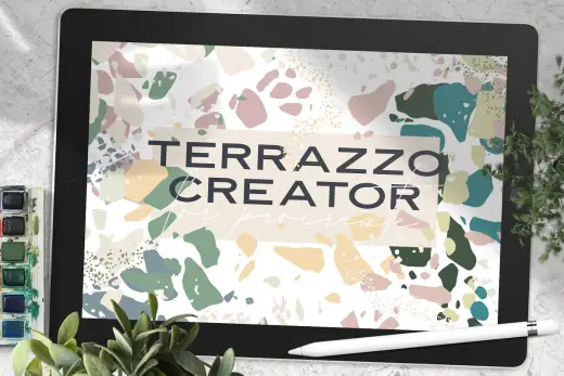 [Paid] Terrazzo Creator for Procreate — Procreate brush
