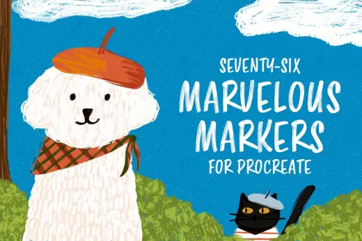 [Paid] 76 Marvelous Markers for Procreate — Procreate brush