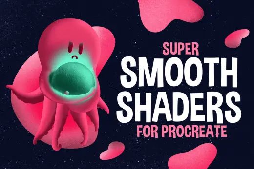 [Paid] SHADER BRUSHES FOR PROCREATE — Procreate brush