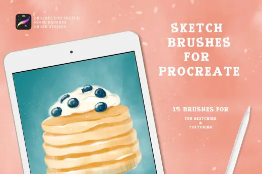 [Paid] Sketch brushes for Procreate — Procreate brush