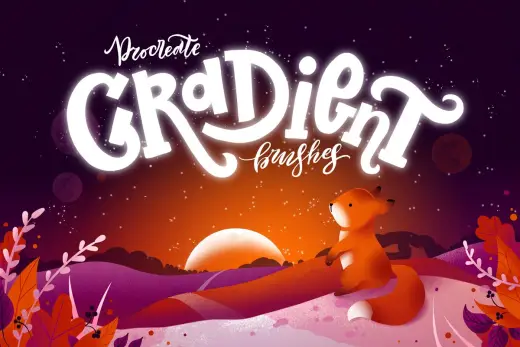 [Paid] Procreate Gradient Brushset — Procreate brush