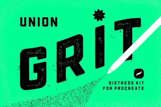 [Paid] Union Grit Texture Brushes — Procreate brush