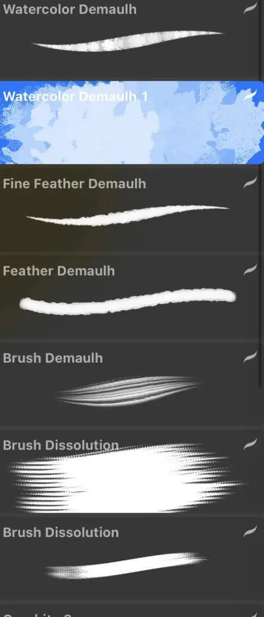 Free brush pinceau gratuit — Procreate brush