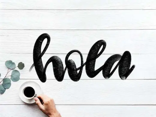FREE Hand Lettering Brush — Procreate brush
