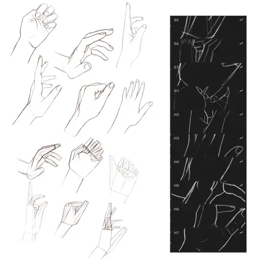 Good FREE hands set for procreate — Procreate brush