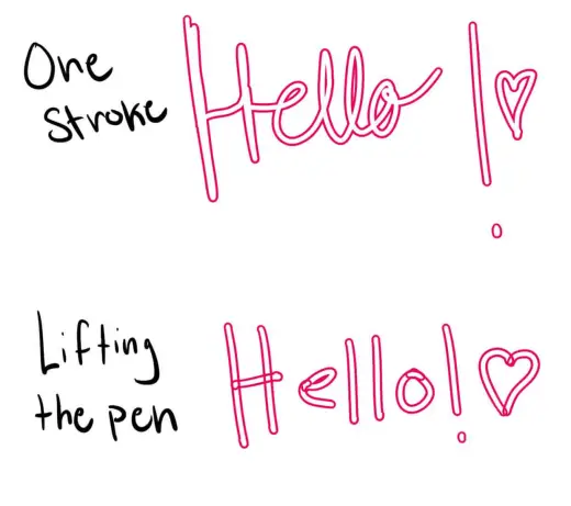 Self Outlining Brush (Free) — Procreate brush