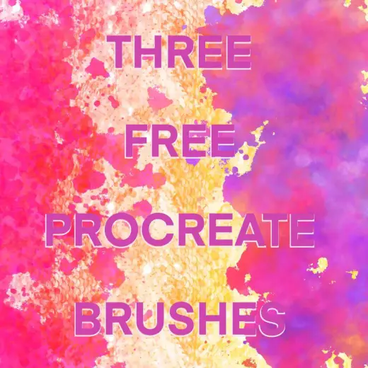 TWO Splatter Brushes + Bonus Brush! — Procreate brush