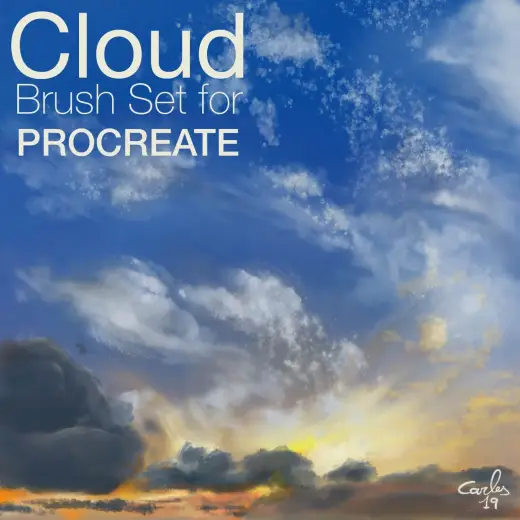 Cloud painting brush set — Procreate brush
