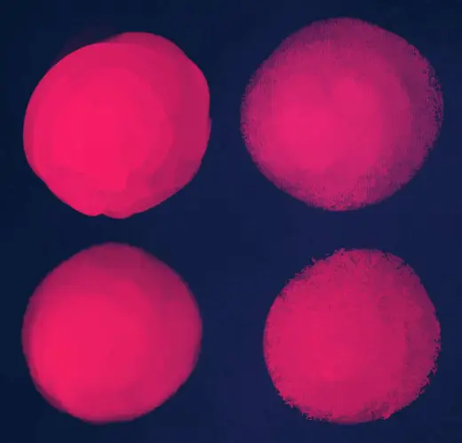 Flat blending brush — Procreate brush