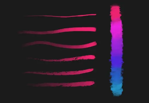 Free dual brushes — Procreate brush