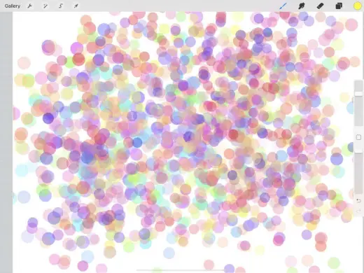 Free Confetti brush — Procreate brush