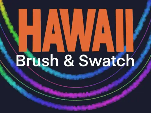 Free Hawaii brush — Procreate brush
