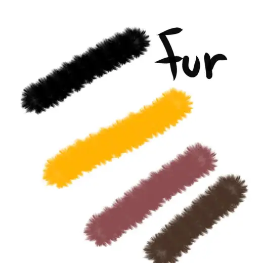 (Free) Fur Brush (soft) — Procreate brush