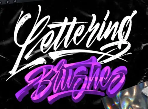 FREE 2020 Lettering Brush — Procreate brush