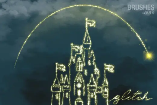 Glitch brush free — Procreate brush