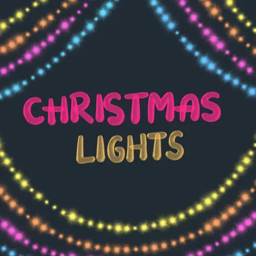 String of Lights Brush — Procreate brush