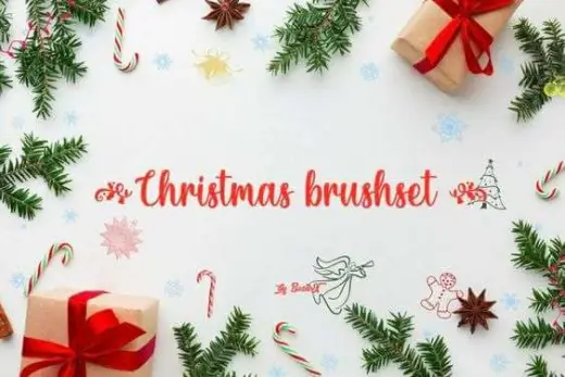 Free Christmas brushset — Procreate brush