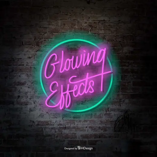 Neon brush — Procreate brush