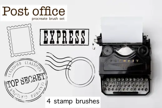 Post office brush — Procreate brush