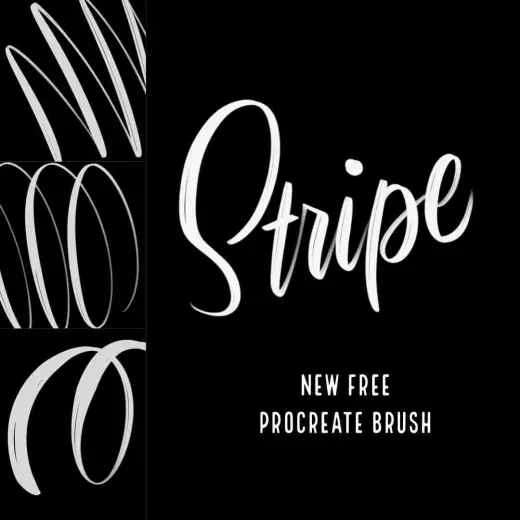 Free Calligraphy and Lettering Brush — Procreate brush