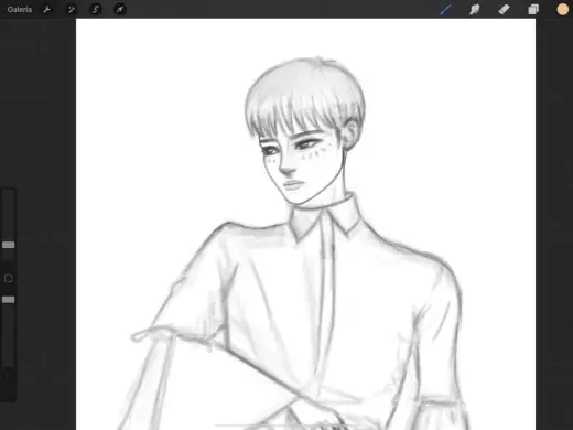 Soft sketch brush FREE — Procreate brush