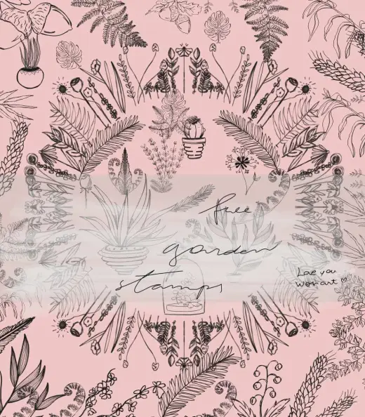Free botanical stamps! — Procreate brush