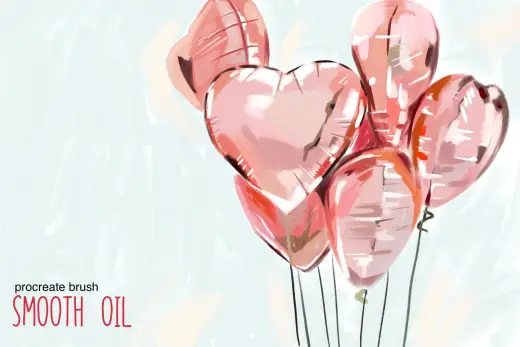 Smooth Oil procreate brush — Procreate brush