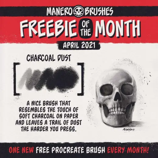 Charcoal brush — Procreate brush
