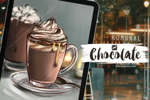 Amazing Chocolate brush! — Procreate brush