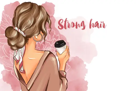Strong Hair brush — Procreate brush