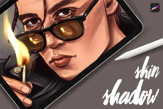 SKIN shadow procreate brush — Procreate brush